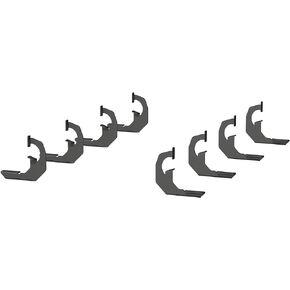 ARIES 2055101 VersaTrac Mounting Brackets, Running Boards Sold Separately, Black