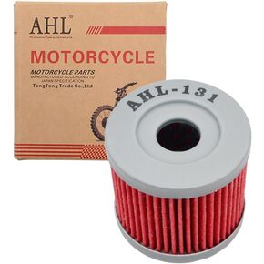 AHL 131 Oil Filter For SUZUKI AN400 BURGMAN 400 2007-2015 / AN400 Z 2009-2012,AN250 Burgman 250 1999-2007,AN125 BURGMAN 124 1996-2000,SP100 100 1983, SP125 125 1982-1983,AN125 BURGMAN 124 1996-2000