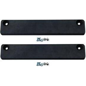 Premium Rubber Coated Magnetic Demo Tag - Temp Tag Holder for Car Dealer License Plates on Test Drives (2 Pack Bundle)