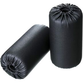 Foam Foot Pads Rollers Set of a Pair (8"x4"x20mm) for Home Gym Exercise Machines Equipments Replacements with 1 Inch Rod