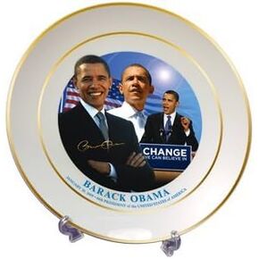 Barack Obama Commemorative Inauguration Plate