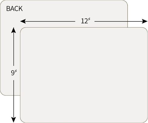 6 عبوات من ألواح المسح الجاف، سبورة بيضاء صغيرة بحامل مزدوج الجوانب مقاس 9 × 12 بوصة للأطفال والطلاب ومستلزمات الفصول الدراسية لمدرسي التعليم، وألواح بيضاء صغيرة محمولة للعمل المكتبي مع 12 صانعًا و6 ممحاة in Kuwait