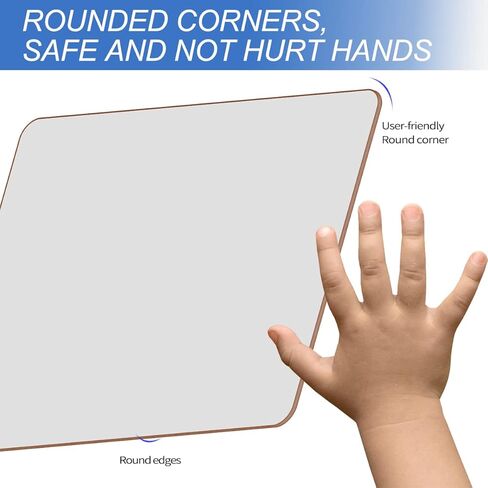 6 عبوات من ألواح المسح الجاف، سبورة بيضاء صغيرة بحامل مزدوج الجوانب مقاس 9 × 12 بوصة للأطفال والطلاب ومستلزمات الفصول الدراسية لمدرسي التعليم، وألواح بيضاء صغيرة محمولة للعمل المكتبي مع 12 صانعًا و6 ممحاة in Kuwait