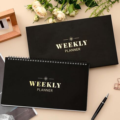Weekly Planner - 2024-2025 Planner Undated, Weekly To Do List, Planner Daily Weekly and Monthly, Goals Scheduled Planner with Habit Tracker, 55 Weeks, 6.3''x11.2'' in Saudi Arabia