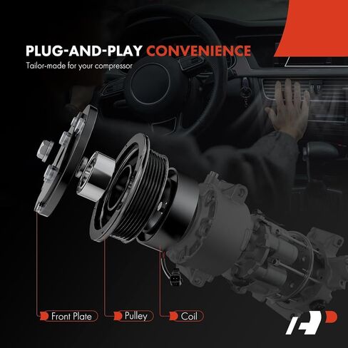 A-Premium A/C Compressor Clutch fit for Subaru Impreza 2.0L 2.5L 2002-2007, fit for Subaru 9-2X 2.0L 2.5L 2005-2006 in Saudi Arabia