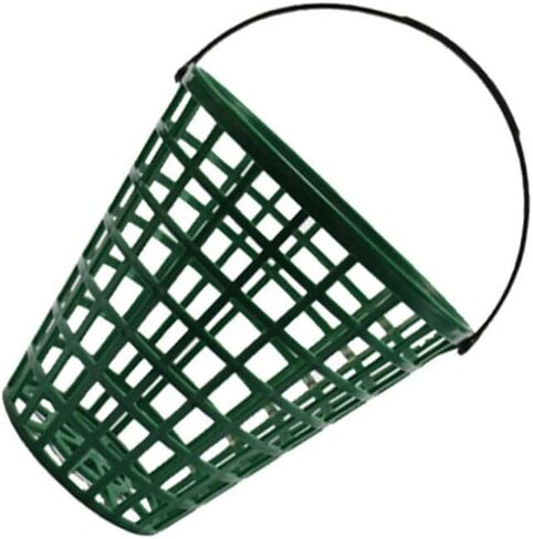 1pcs Golf Ball Basket,Plastic Golf Ball Bucket Golfball Storage Container with Handle for Outdoor Sport Stadium Accessories,50pcs Ball in Saudi Arabia