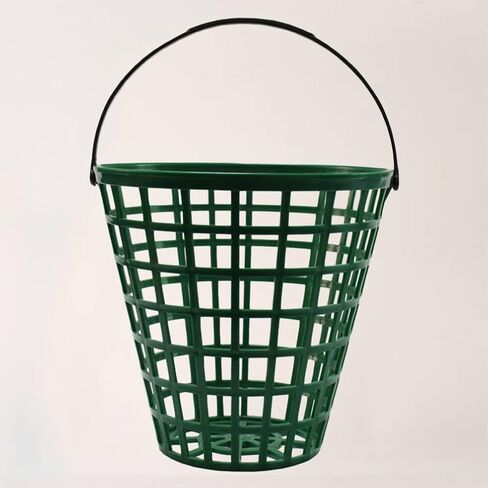 1pcs Golf Ball Basket,Plastic Golf Ball Bucket Golfball Storage Container with Handle for Outdoor Sport Stadium Accessories,50pcs Ball in Saudi Arabia