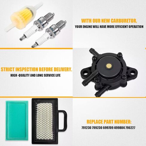 Wztepeng 791230 كاربوريتر كارب متوافق مع بريجز وستراتون 40N877 40R877 445677 445877 44L777 44M777 44P777 44R677 محرك V-Twin استبدال 407777 799230 699709 499804 in Kuwait