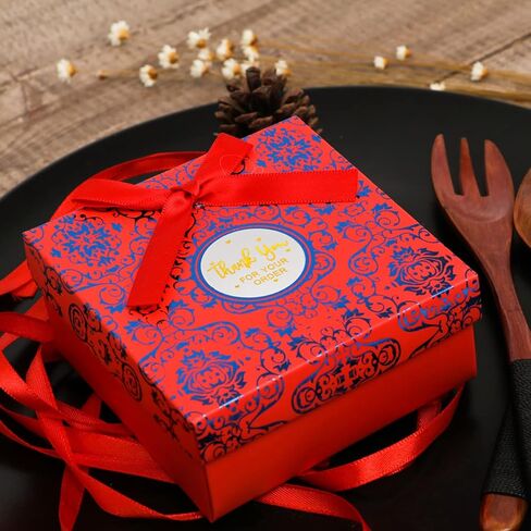 2000 قطعة من ملصقات شكرًا لك مقاس 1 بوصة، شكرًا لك على طلبك ملصقات لاصقة لتغليف الأظرف (4 لفات، كل لفة 500 قطعة) in Kuwait