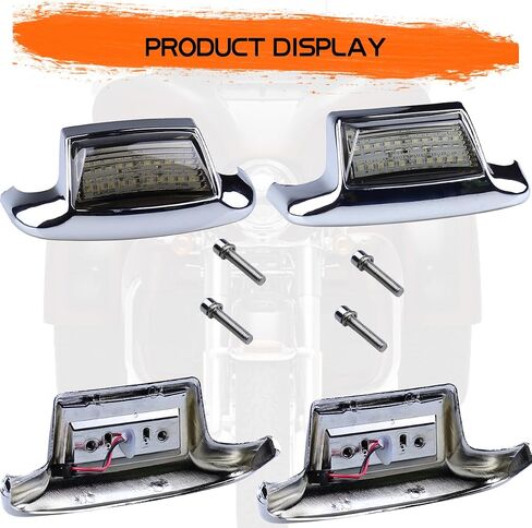 أضواء طرفية أمامية وخلفية مدخنة، إشارات انعطاف LED متوافقة مع Harley FLHTPI FLHP Touring Road King FLHR Electra Glide Ultra Classic Heritage Softail FLST FLSTC FLHTC FLHTCU in Kuwait