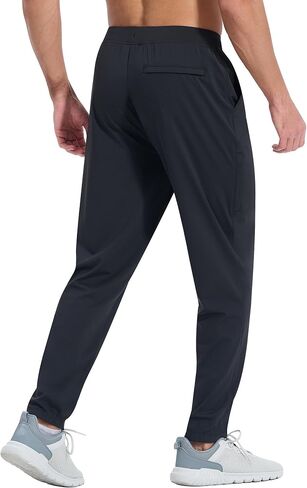 EZRUN Men's Joggers Stretch Athletic Workout Golf Pants Quick Dry Work Sweatpants Running Gym Hiking Track Pants in Saudi Arabia