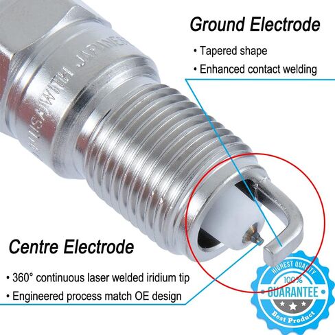 41-962 مجموعة شمعات الإشعال مكونة من 8 و9748HH أسلاك توصيل الإشعال متوافقة مع محركات LS2 LS3 LS4 LS7 Chevry Sliverado Suburban Avalanche/GMC Yukon SIERRA XL/Cadi Escalade 1999-2012 in Kuwait