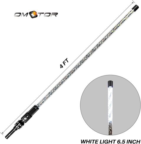 4ft المكونات في قاعدة قارب سوط الملاحة مرساة قارب ضوء دوامة RGB مطاردة ضوء 360 درجة تصاعد حلم ملفوفة قارب الرقص سوط in Kuwait