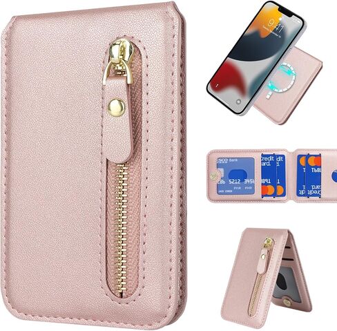 Cavor Compatible with Magsafe Wallet, Magnetic Wallet for iPhone, White in Kuwait