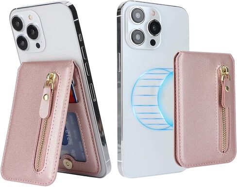 Cavor Compatible with Magsafe Wallet, Magnetic Wallet for iPhone, White in Kuwait