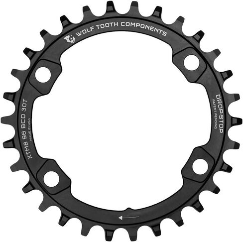 سلسلة سلسلة توقف السقوط 96BCD من Wolf Tooth لكرنك Shimano XT وXTR ذات 11 سرعة (32t، لـ M8000 XT) in Saudi Arabia