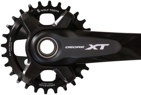سلسلة سلسلة توقف السقوط 96BCD من Wolf Tooth لكرنك Shimano XT وXTR ذات 11 سرعة (32t، لـ M8000 XT) in Saudi Arabia