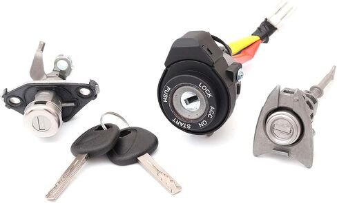 Full Lock Cylinder Set Ignition Switch Lock Cylinder Set with Keys 81970-3SA00 81250-3SA00 Fit for Hyundai Sonata 2009-2014 Fit for Hyundai Sonata Hybrid Model 2011-2015 in Saudi Arabia