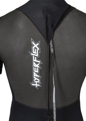 بدلة غطس قصيرة 2.5 ملم للرجال والنساء من HYPERFLEX - ركوب الأمواج، الرياضات المائية، الغوص، الغطس - مريحة، مرنة، ملائمة تشريحيًا، ياقة قابلة للتعديل، سحاب خلفي in Saudi Arabia