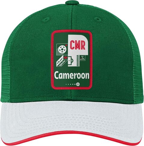 Outerstuff Boys' FIFA World Cup Contrast Mosaic Procrown Mesh Hat in Kuwait