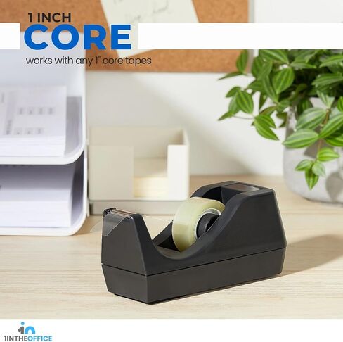 1InTheOffice مكتب موزع الأشرطة، موزع الأشرطة المكتبية، أسود "عبوتان" (موزع الأشرطة) in Kuwait