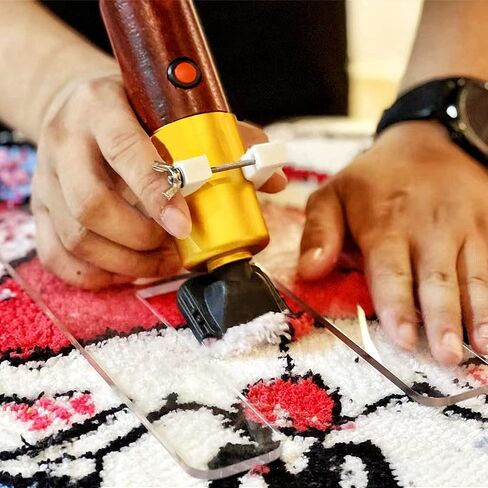 دليل قص الخشب لأداة تشذيب السجاد، حامل دعامة تشذيب السجاد مناسب لتشذيب السجاد، ماكينة حلاقة السجاد فقط، باستثناء أداة تشذيب السجاد in Kuwait