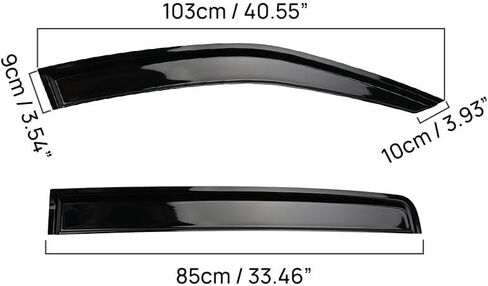 Auto Window Visors Rain Guards Shield, Window Vent Visors Shades Wind Deflectors for Toyota Hulix SR5 Daul Cab M70 M80 2015-2020 in Kuwait