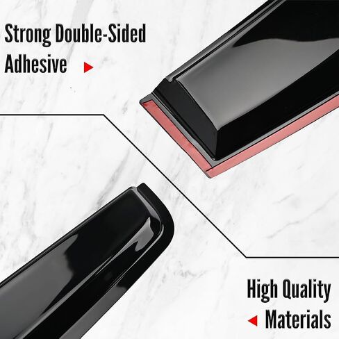 Auto Window Visors Rain Guards Shield, Window Vent Visors Shades Wind Deflectors for Toyota Hulix SR5 Daul Cab M70 M80 2015-2020 in Kuwait