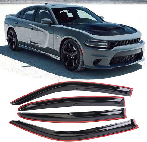 Duolctram 4PCS Window Visor Deflectors Rain Guards Replacement for 2013-2019 Nissan Sentra Sedan in Saudi Arabia