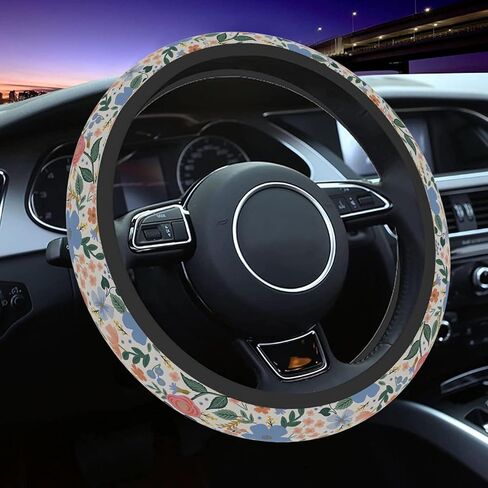 Astrology Sun Moon Celestial Steering Wheel Cover Auto Steering Wheel Protector Anti-Slip Breathable and Sweat Absorption Universal Car Accessories 15 inch Fit Auto SUV Sedan Vans Trucks in Saudi Arabia