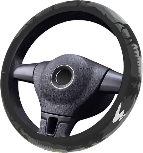 Astrology Sun Moon Celestial Steering Wheel Cover Auto Steering Wheel Protector Anti-Slip Breathable and Sweat Absorption Universal Car Accessories 15 inch Fit Auto SUV Sedan Vans Trucks in Saudi Arabia