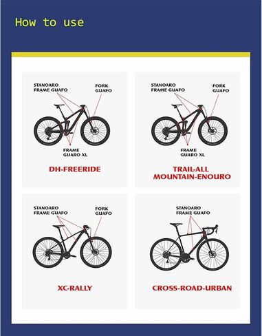 Bike Frame Protection Tape, Reflective Bicycle Frame Protection Film Stickers Anti-Scratch Bike Protector for Mountain Bike Road Bike Off-Road in Saudi Arabia