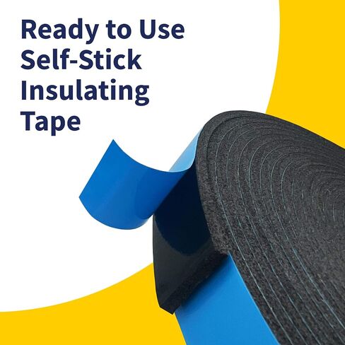 Self Adhesive Camper Mount Foam Tape 3/16in x 1 1/4in x 33ft for Truck Shells, RVs, Cars, Boats and Home. Helps Stop Vibrations, Scratches and Squeaks. Seal Around Air Conditioners, Doors and Windows in Saudi Arabia