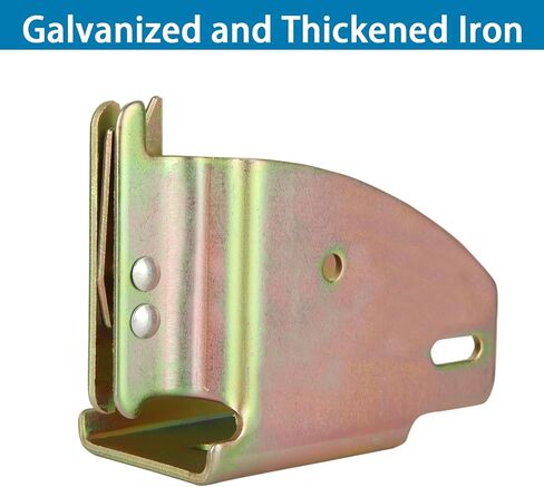 6 Pcs E Track Wood Beam End Socket Fittings, Galvanized Iron E Track Accessories, Cargo Storage Lumber Bracket for 2x4 & 2x6 Wood Beam in Trucks, Trailers and Vans in Saudi Arabia