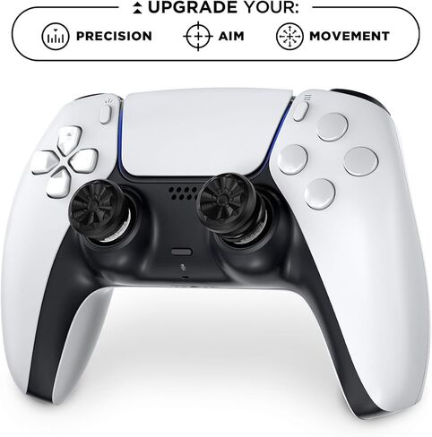مجموعة KontrolFreek Aim Boost لوحدة تحكم بلاي ستيشن 5 (PS5) وبلاي ستيشن 4 (PS4) | تتضمن عصا الإبهام وحلقات دقيقة للأداء | إصدار جالاكسي الأسود in Kuwait