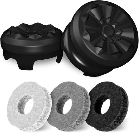 مجموعة KontrolFreek Aim Boost لوحدة تحكم بلاي ستيشن 5 (PS5) وبلاي ستيشن 4 (PS4) | تتضمن عصا الإبهام وحلقات دقيقة للأداء | إصدار جالاكسي الأسود in Kuwait