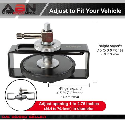 ABN Universal Master Cylinder Adapter Cap with Wings - Adjustable 1-2.7in Opening Pressure Brake Bleeder Kit Adapter Fits Various Vehicles for Easy Brake Fluid Changes in Saudi Arabia