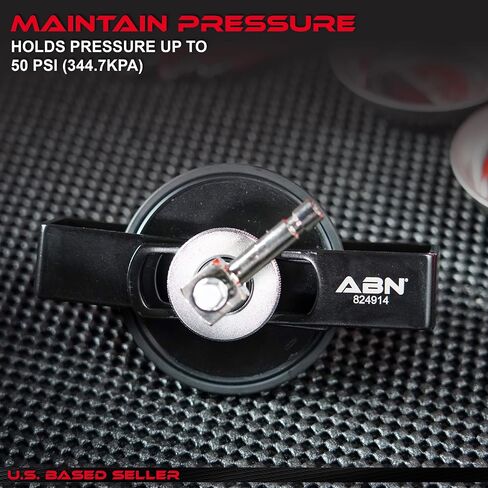 ABN Universal Master Cylinder Adapter Cap with Wings - Adjustable 1-2.7in Opening Pressure Brake Bleeder Kit Adapter Fits Various Vehicles for Easy Brake Fluid Changes in Saudi Arabia