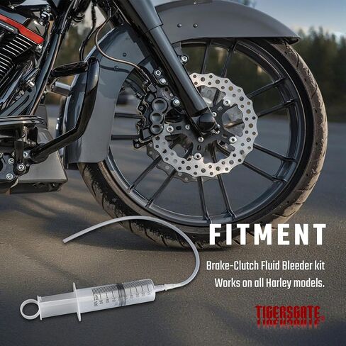 TIGERSGATE Brake-Clutch Fluid Bleeder Kit Universal Brake System Bleeding Tools for Harley in Saudi Arabia