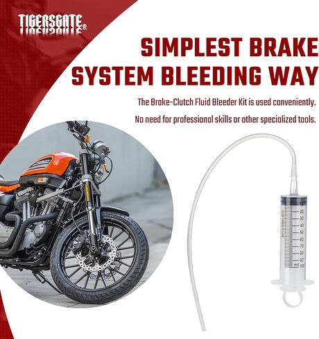 TIGERSGATE Brake-Clutch Fluid Bleeder Kit Universal Brake System Bleeding Tools for Harley in Saudi Arabia