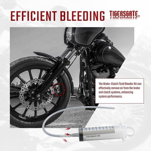 TIGERSGATE Brake-Clutch Fluid Bleeder Kit Universal Brake System Bleeding Tools for Harley in Saudi Arabia