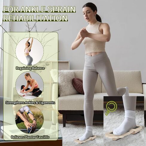 Ankle Foot Stretcher Ballet Balance Boards Single Leg Balance Trainer Ankle Sprain Relief for Plantar Fasciitis Relief Ankle Stabilizer Foot Strengthener Posture Corrector in Saudi Arabia