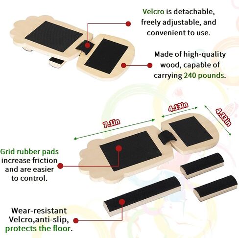 Ankle Foot Stretcher Ballet Balance Boards Single Leg Balance Trainer Ankle Sprain Relief for Plantar Fasciitis Relief Ankle Stabilizer Foot Strengthener Posture Corrector in Saudi Arabia
