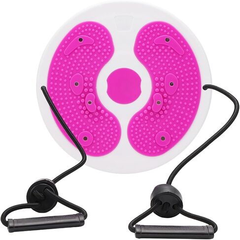 Ab Twist Waist Disc Board,Adjustable Waist Trainer Twisting Disc with Handles,Waist Slimming Balance Rotating Disc with Massage Foot Sole for Slimming Waist Arms Hips and Thighs in Kuwait