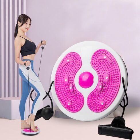 Ab Twist Waist Disc Board,Adjustable Waist Trainer Twisting Disc with Handles,Waist Slimming Balance Rotating Disc with Massage Foot Sole for Slimming Waist Arms Hips and Thighs in Kuwait