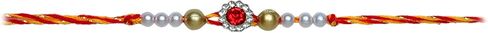 Rakhi Thali Plate Platter with Rakhi for Brother small Decorative Puja Pooja Thali with Rakhi Thread for Bhai Bhabhi Festival Raksha Bandhan Gift Set, Aarti Pooja Rituals & Gifting ( Size- 6") in Saudi Arabia