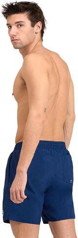 ARENA Men's Icons Solid Beach Short Boxers Swimming Bermuda with Mesh Inner Brief, Side Pockets, Pool Beach Vacation Swimsuit in Saudi Arabia