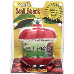 Horsemen's Pride Stall Snack Treat Holder & Refill for Horses; Apple Flavor