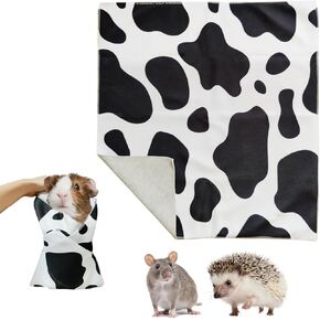Self-Adherent Cat Grooming Wrap Blanket, Fabric Calming Kitten Bag for Nail Clipping, Teeth Care, Ear Cleaning Burrito Wrap 22"x22" Within 6lbs