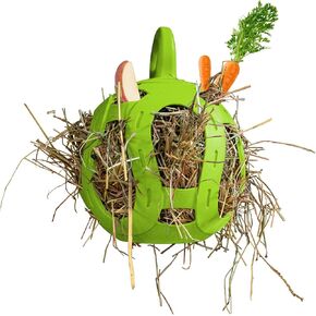 Horsemen's Pride Jolly Hay Ball Stall Toy for Horses, Green